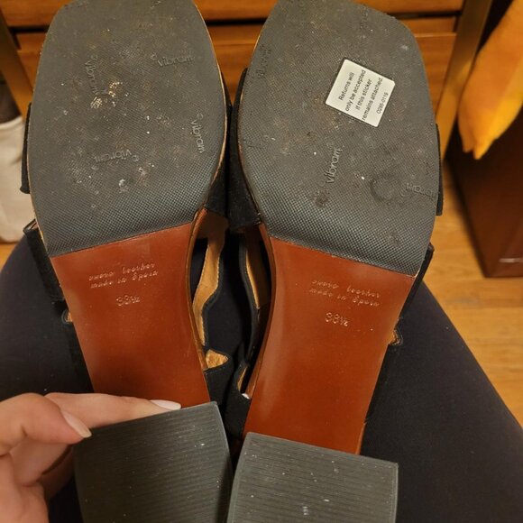 Chie Mihara Black Suede Heels - Picture 7 of 7